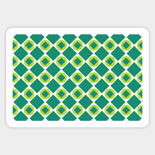 Square and Circle Seamless Pattern 003#001 Sticker